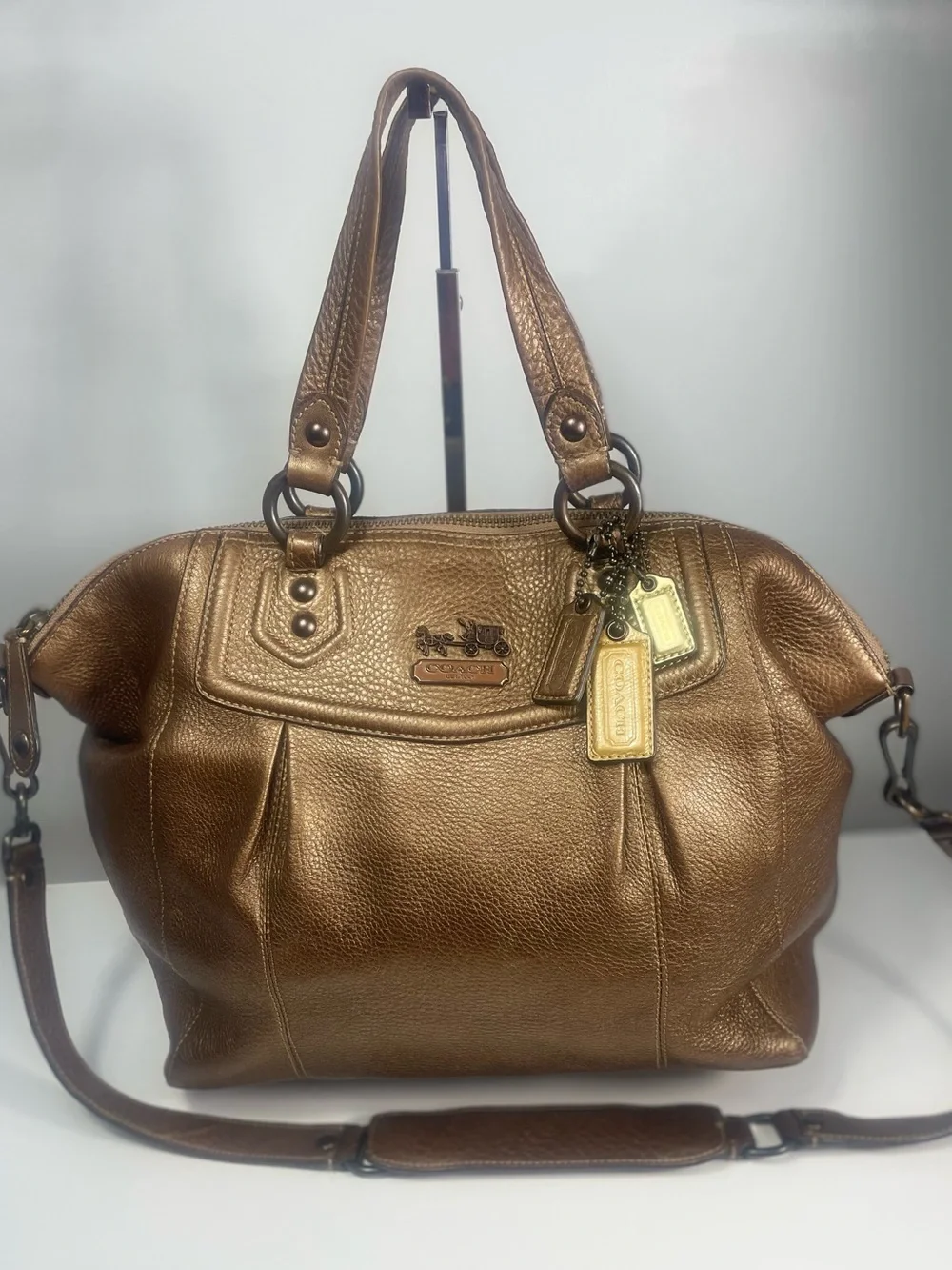 Coach Bronze Madison Audrey Satchel Y2K